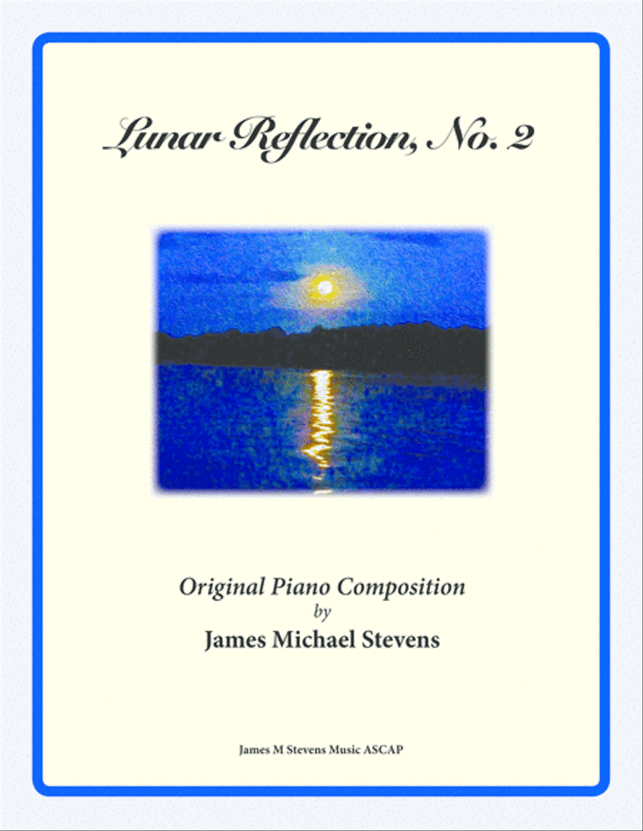 Book cover for Lunar Reflection, No. 2 (Romantic Piano)