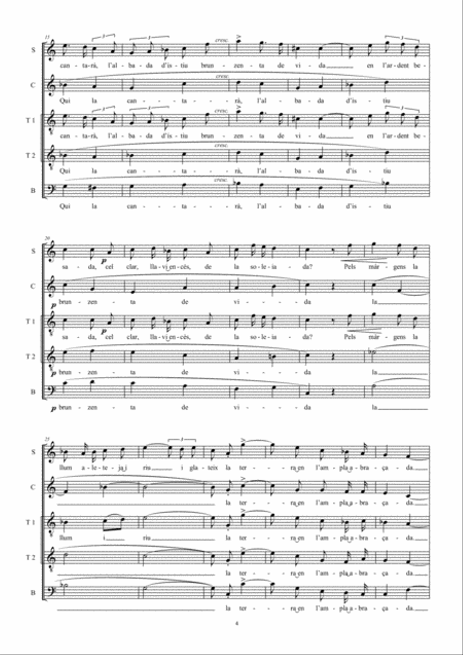 Estiuenca 4-Part scores gallery preview page 6