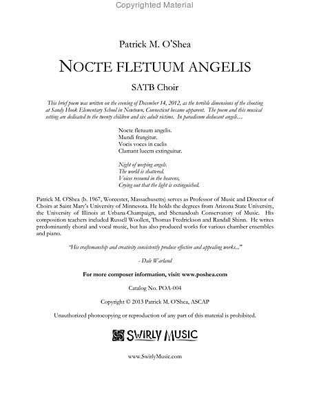 Nocte fletuum angelis image number null
