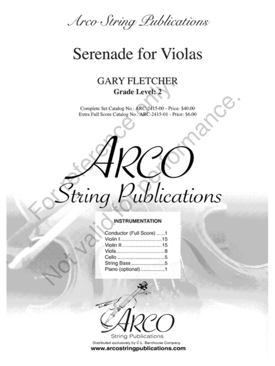 Serenade for Violas image number null