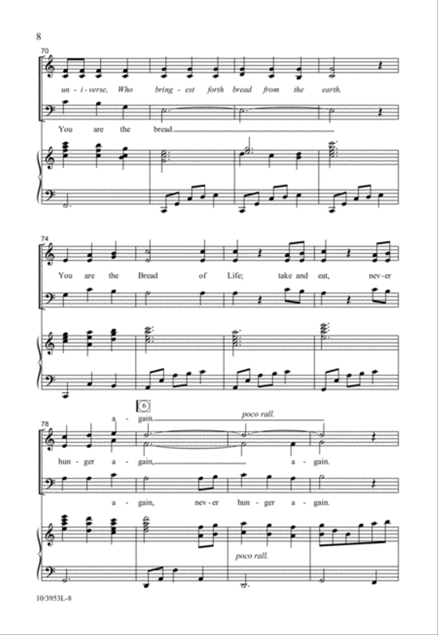 You Are the Bread You Are the Bread 3-Part scores gallery preview page 9