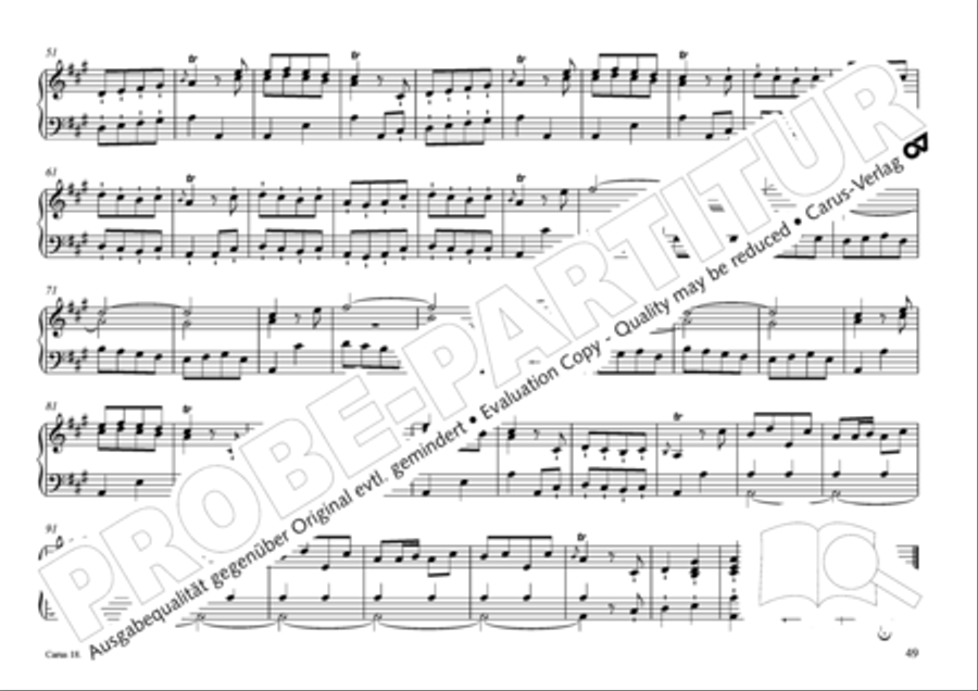 Pastoral music for organ, vol. 2: Germany, Bohemia, Austria, South Tyrol Organ Solo scores gallery preview page 50