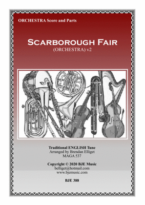 Book cover for Scarborough Fair - Orchestra Score and Parts PDF