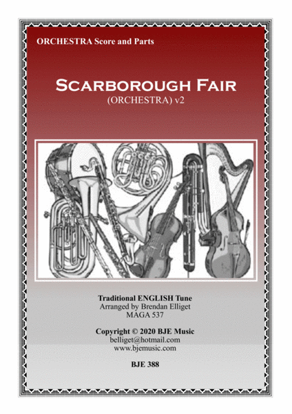 Scarborough Fair - Orchestra Score and Parts PDF image number null