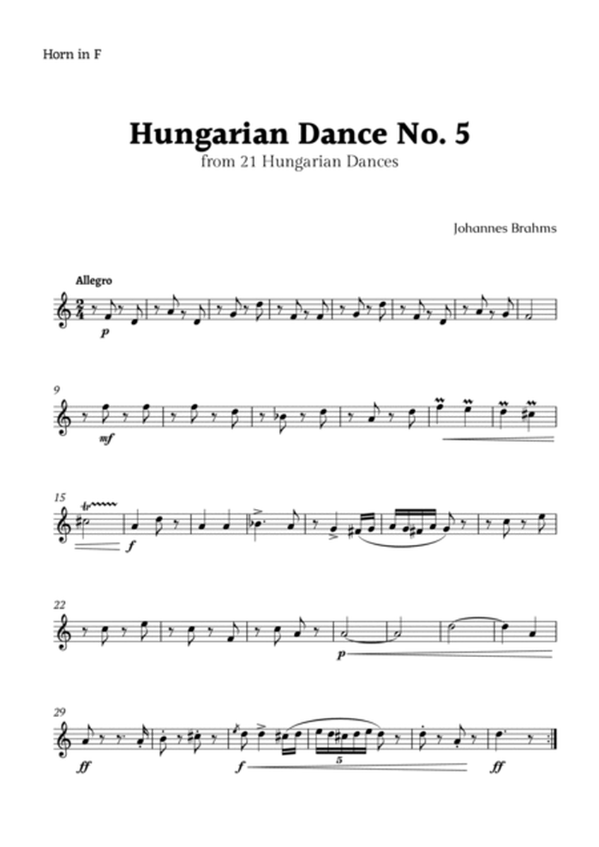 Hungarian Dance No. 5 by Brahms for Low Brass Trio image number null