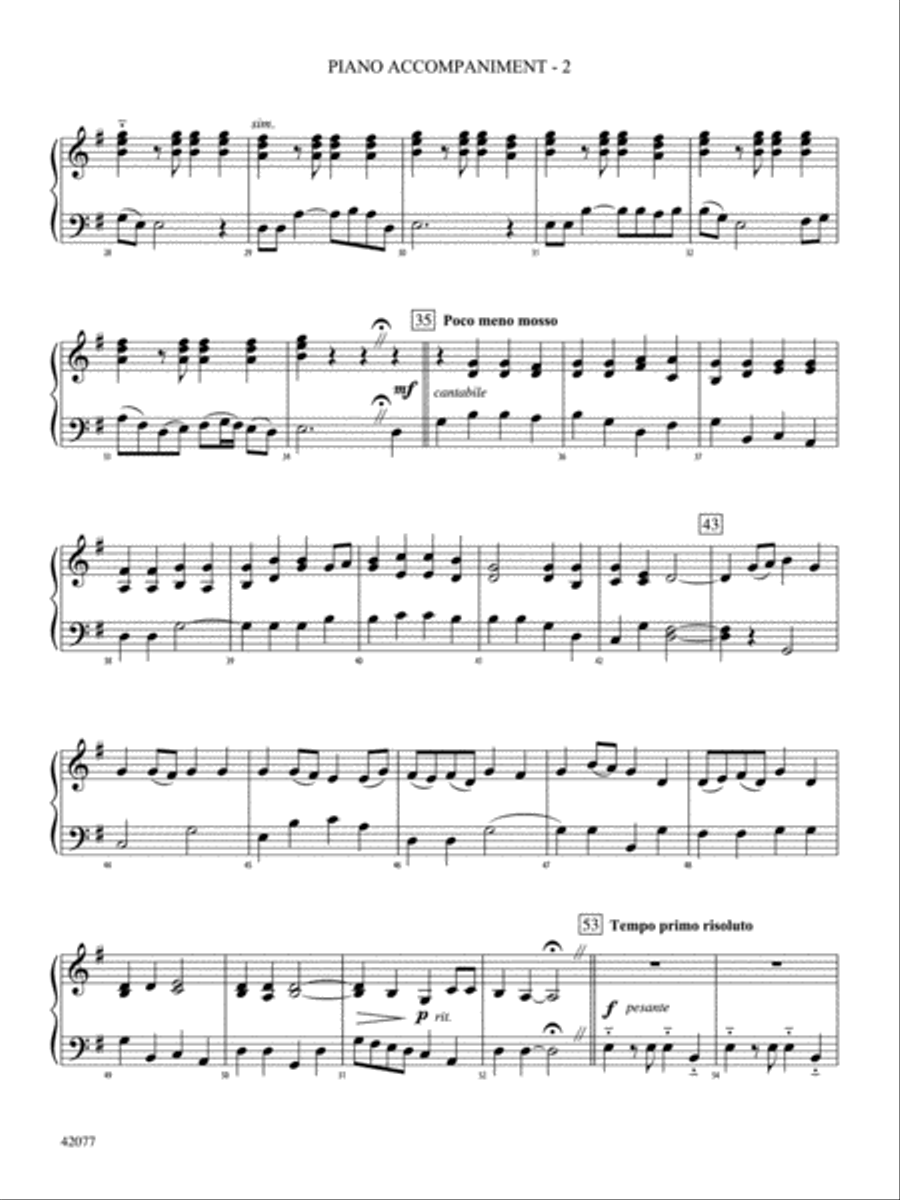 The Explorers: Piano Accompaniment Orchestra scores gallery preview page 2