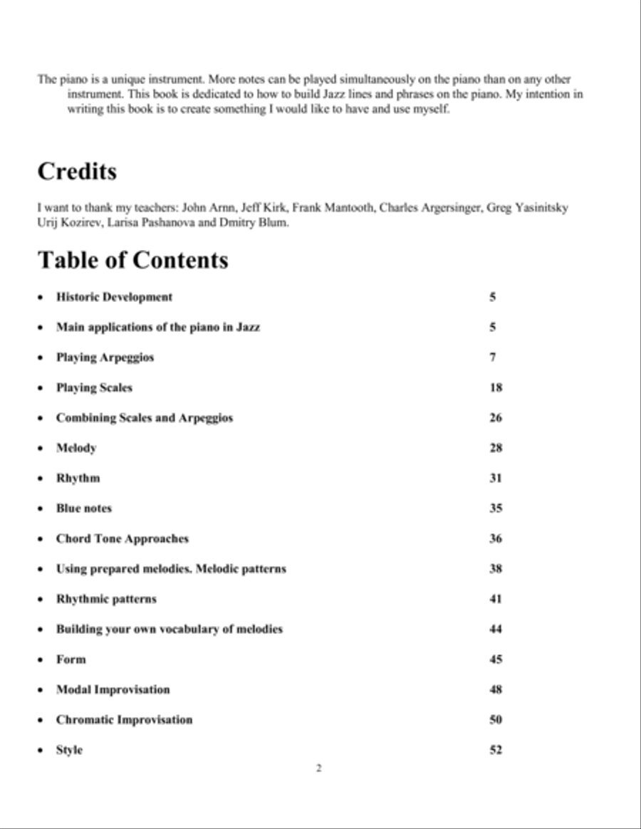 Jazz Piano Lines and Phrases Voice scores gallery preview page 2