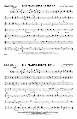 The Magnificent Seven: Low Brass & Woodwinds #1 - Treble Clef