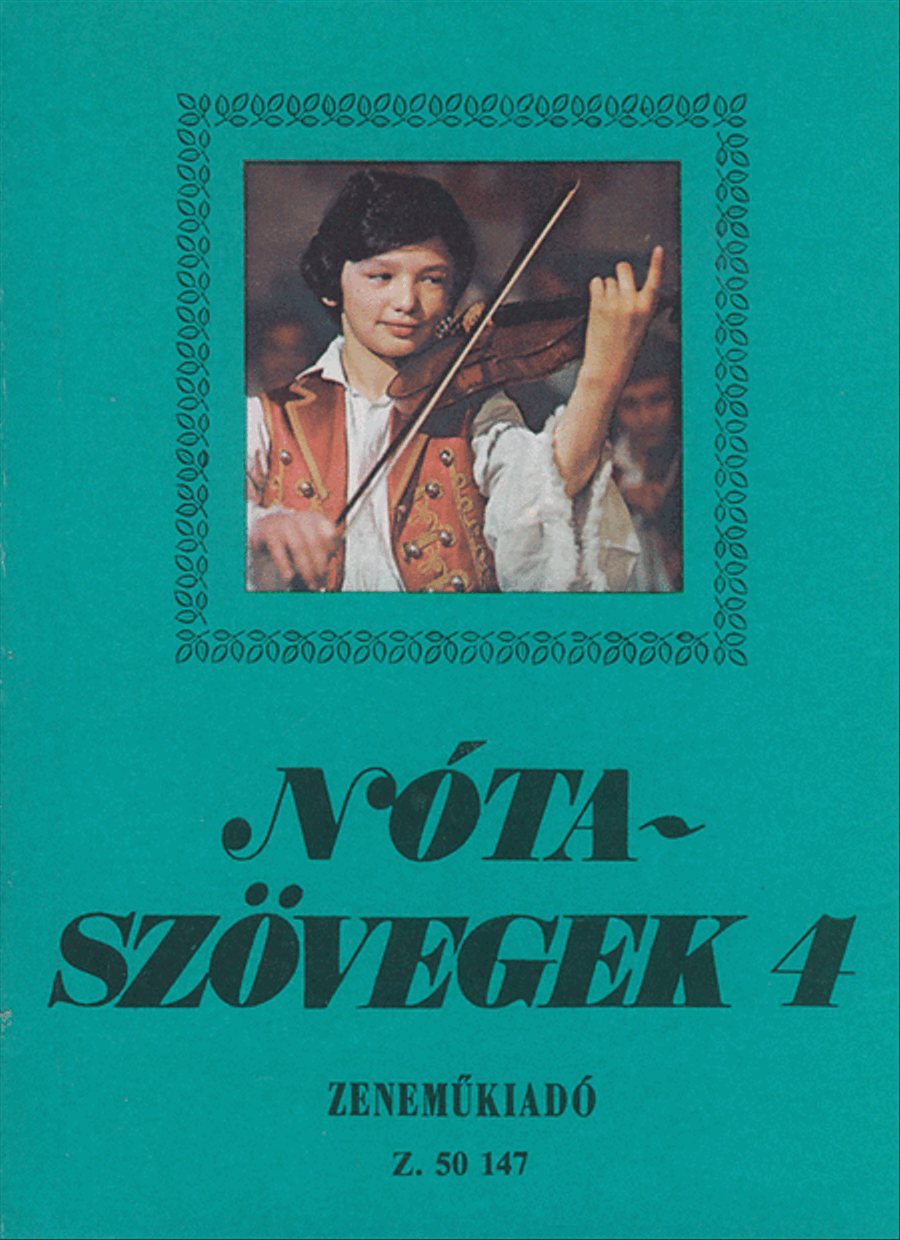 Nótaszövegek V4 Mixed Choir scores gallery preview page 1