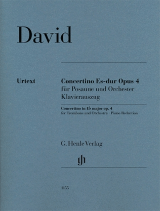 Book cover for Concertino in E-flat Major Op. 4