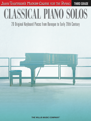 Book cover for Classical Piano Solos – Third Grade