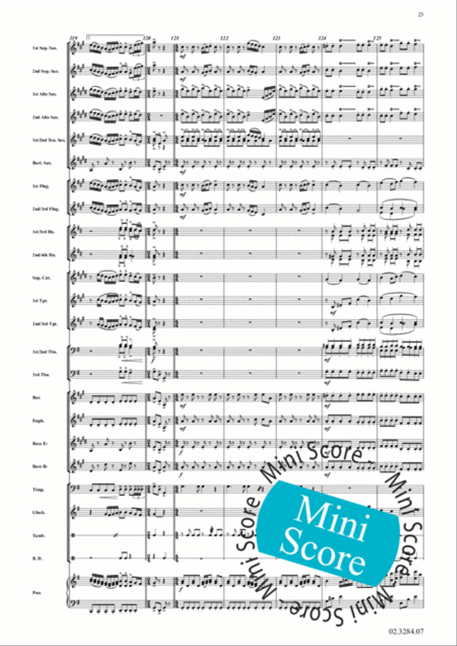 It's a Wonderful Christmas Fanfare Band scores gallery preview page 29