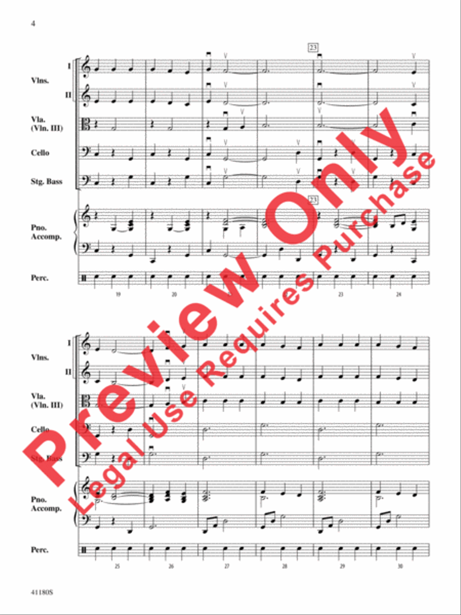 De Colores String Orchestra scores gallery preview page 5