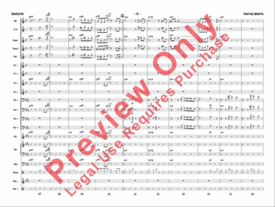 Hunting Wabbits Jazz Ensemble scores gallery preview page 40