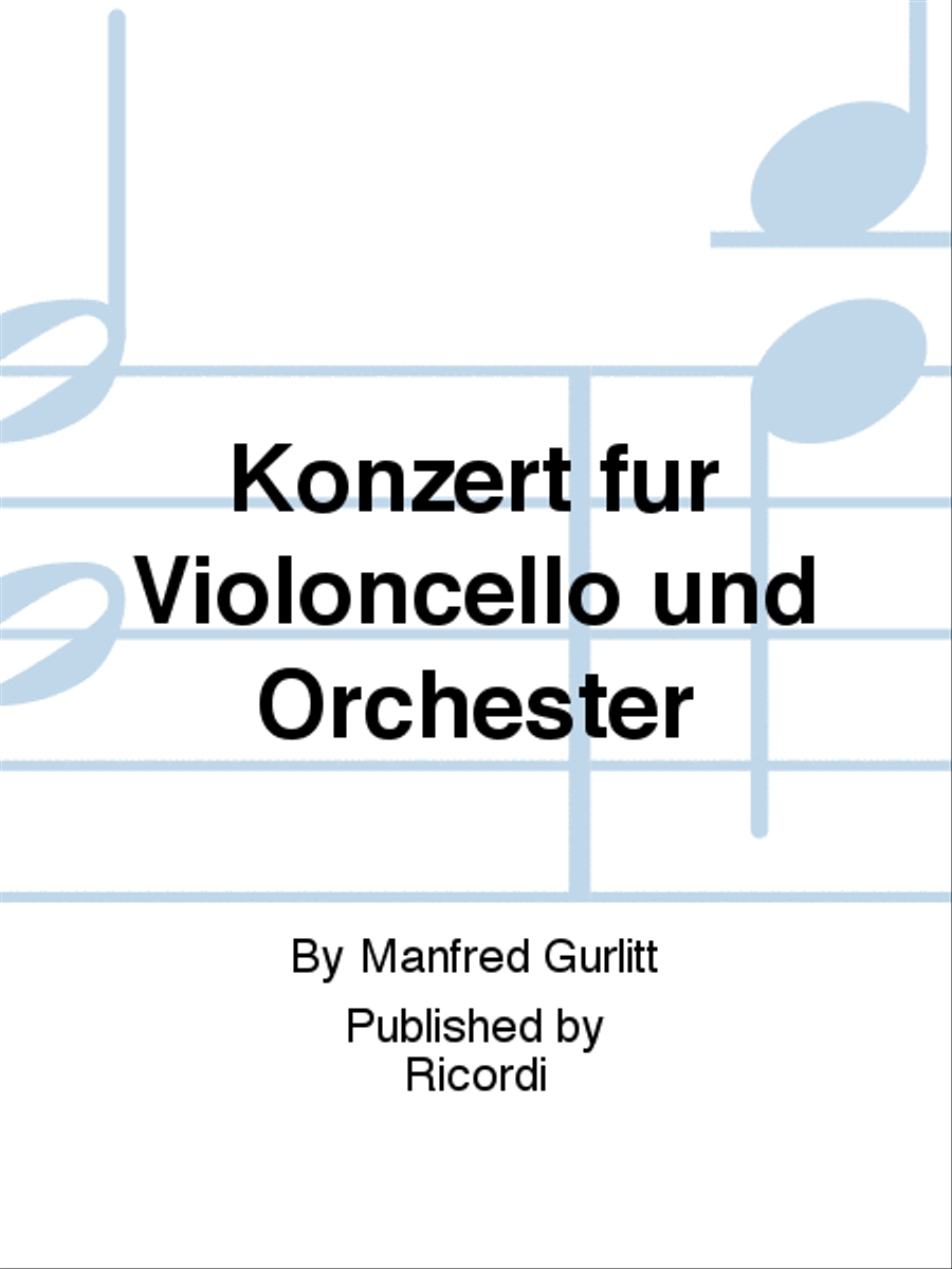 Konzert für Violoncello und Orchester Piano Accompaniment scores gallery preview page 1