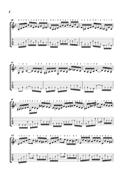 Prelude in D minor BWV 1008