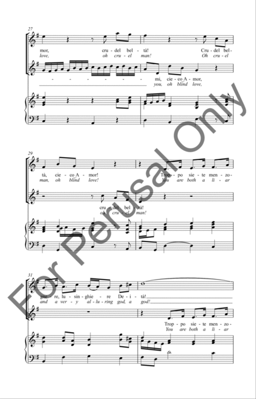 No, Di Voi Non Vo'Fidarmi SA scores gallery preview page 6