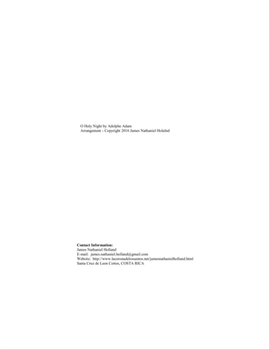 O Holy Night (Cantique de Noel) Adolphe Adam Duet for Soprano and Mezzo Soprano Mezzo-Soprano Voice scores gallery preview page 2