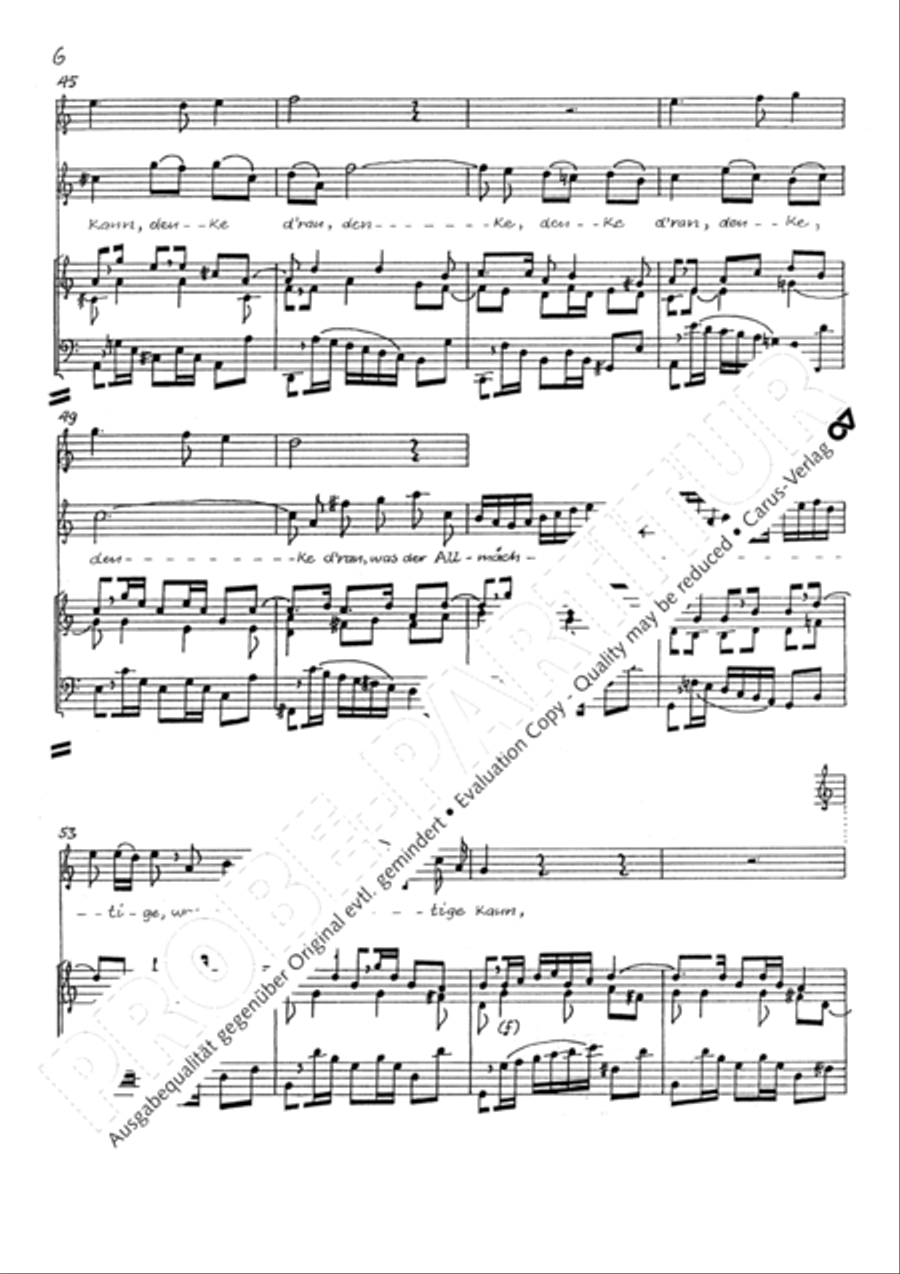 Praise ye, Almighty God, King and our ruler exalted (Lobe den Herren, den machtigen Konig) Tenor Voice scores gallery preview page 11