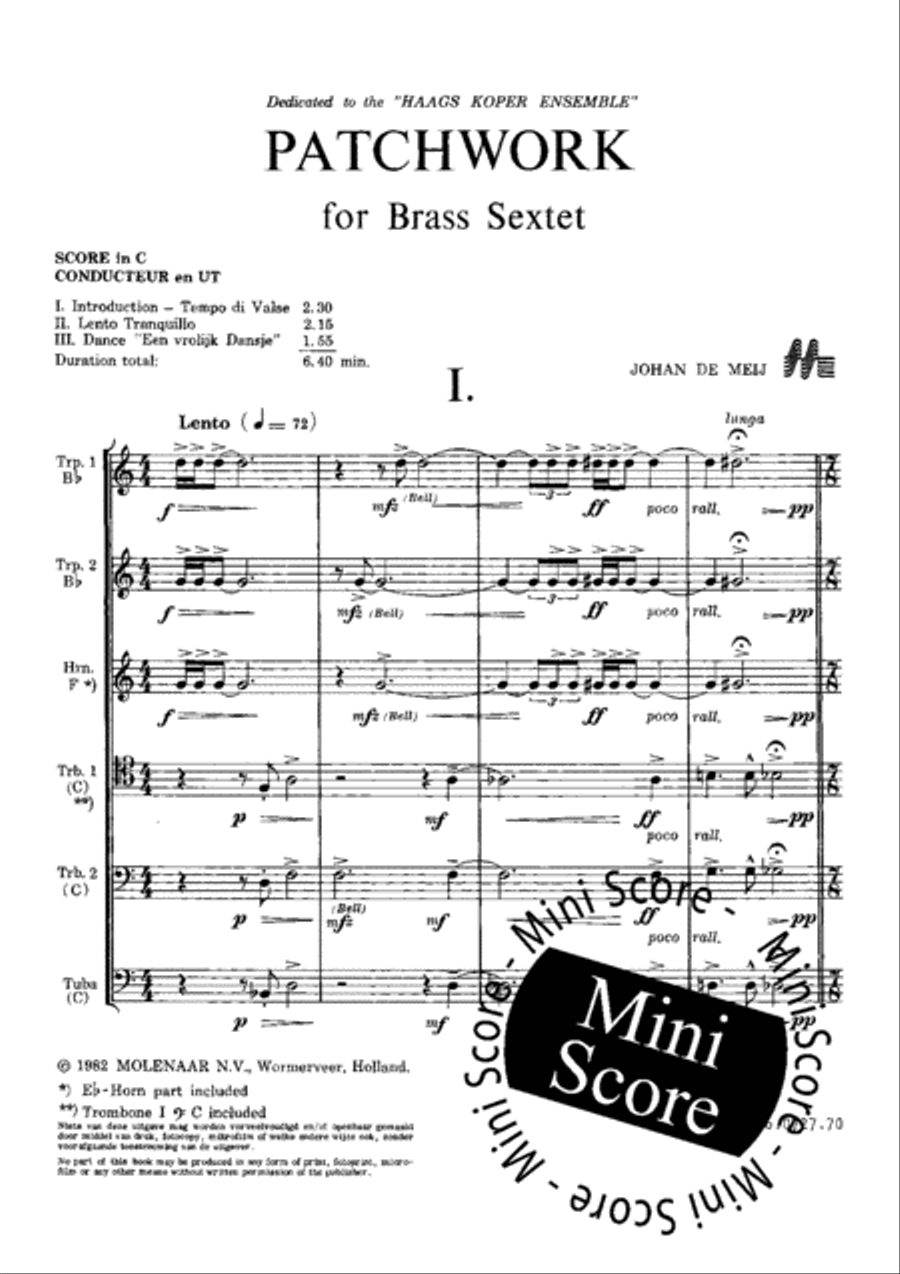 Patchwork Brass Ensemble scores gallery preview page 3