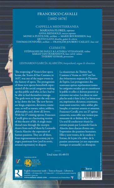 Cavalli: Heroines of the Venetian Baroque [CD + Book] image number null