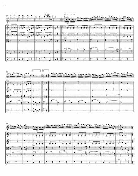 12 Variations on "Ah, vous dirai-je maman", K.265 for flute and orchestra