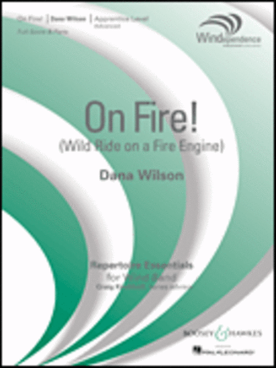 Book cover for On Fire! (Wild Ride on a Fire Engine)