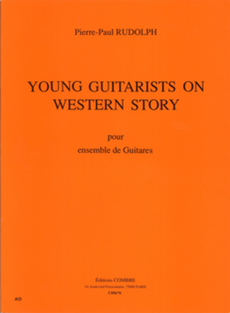 Young guitarists on western story
