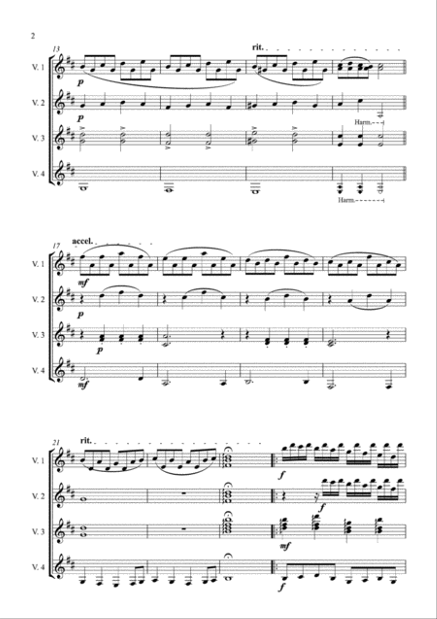 A Villa Guitar Ensemble scores gallery preview page 2