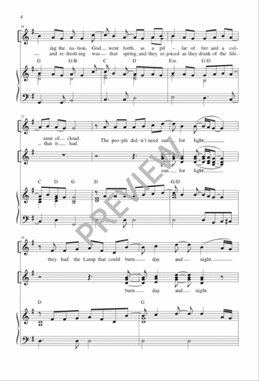I Saw a River 3-Part scores gallery preview page 3