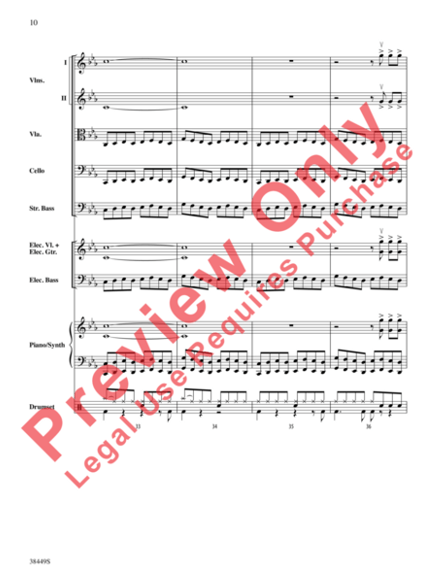 Requiem (The Fifth) String Orchestra scores gallery preview page 11