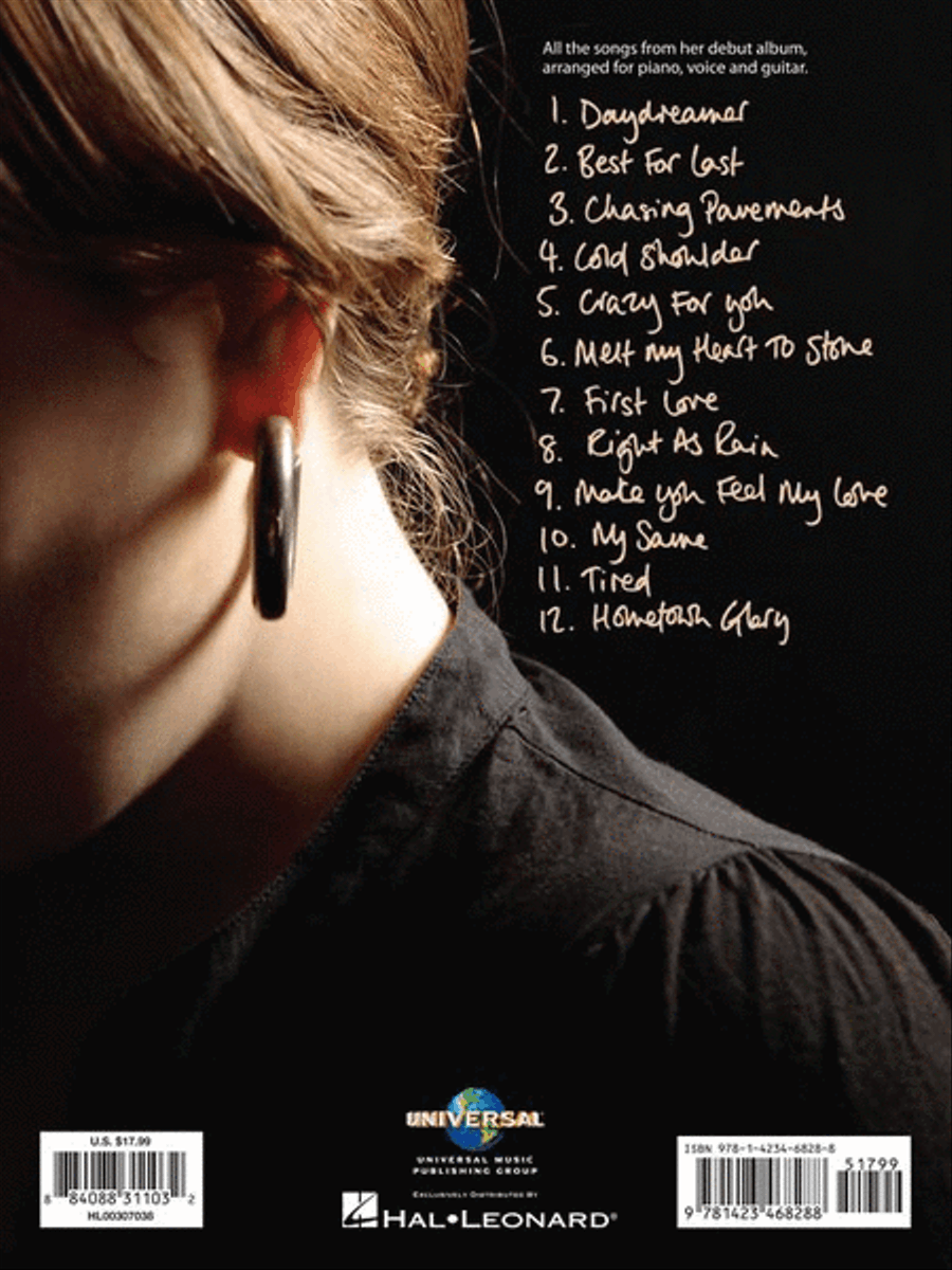 Adele - 19 Piano, Vocal, Guitar scores gallery preview page 10