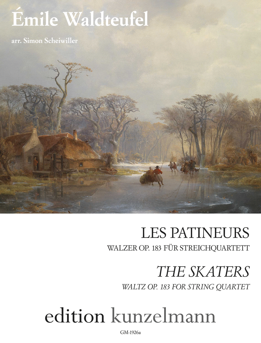Les patineurs (The skaters), for string quartet String Quartet scores gallery preview page 1