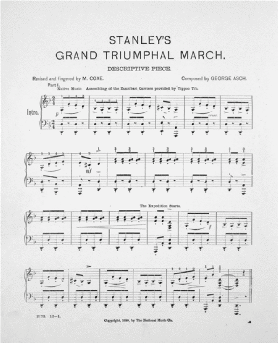 Stanley's Own Grand Triumphal March Piano Solo scores gallery preview page 2