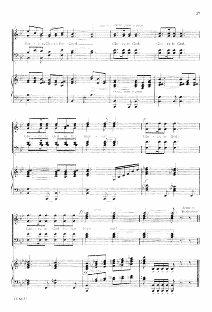 Angels' Song Angels' Song 4-Part scores gallery preview page 39