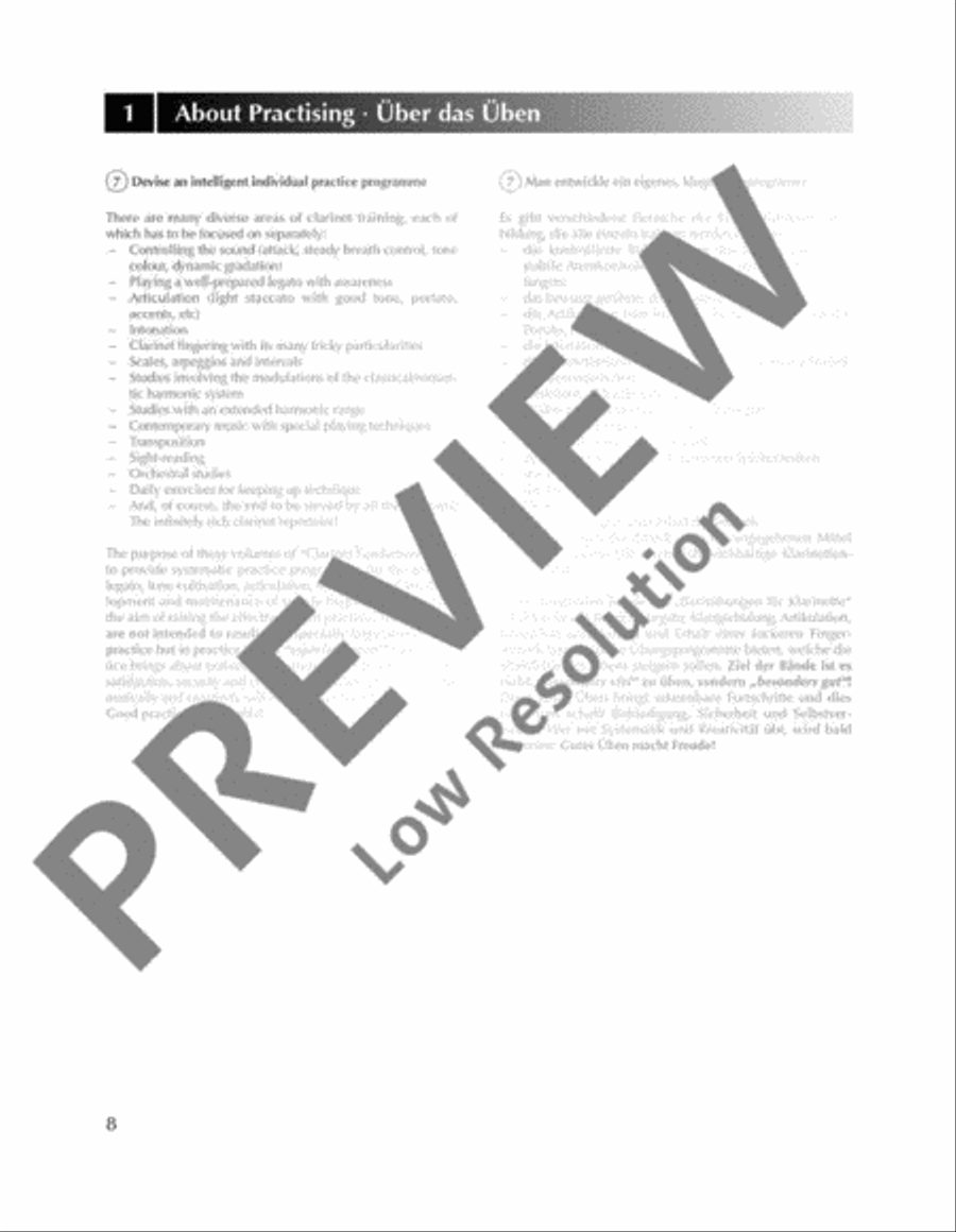 Clarinet Fundamentals Clarinet Solo scores gallery preview page 9