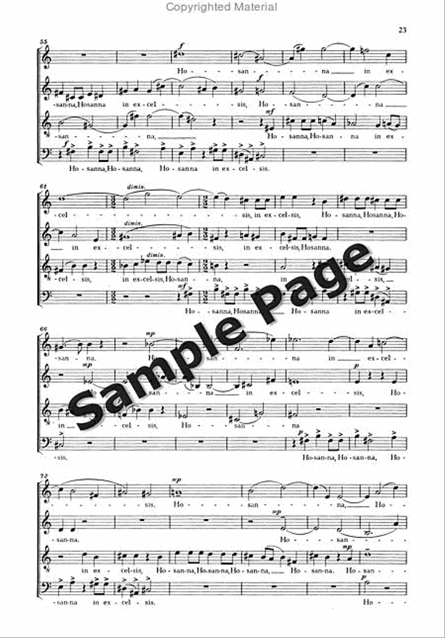 Messe 4-Part scores gallery preview page 26