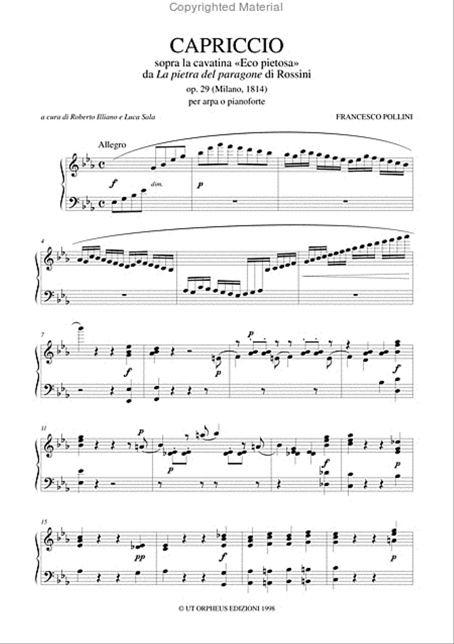 Capriccio on the Cavatina 