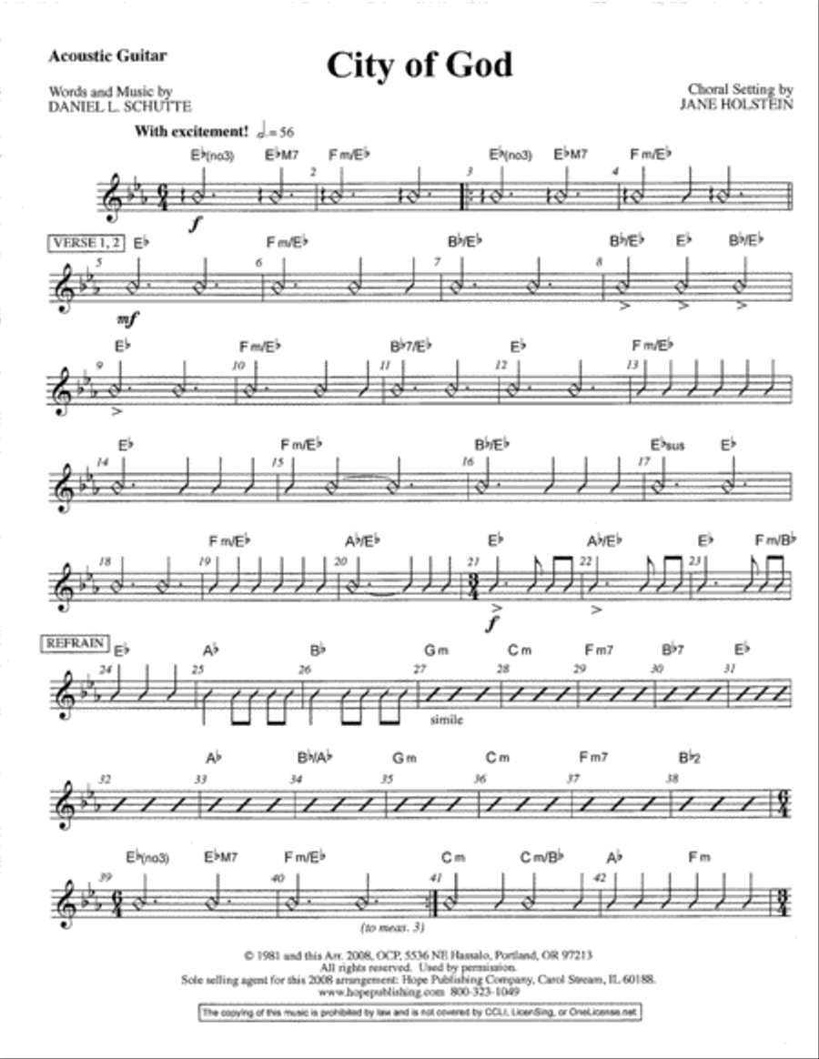 City of God Set of Parts scores gallery preview page 4