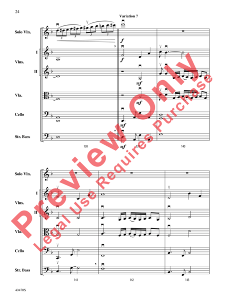 Hungarian Variations Hungarian Variations String Orchestra scores gallery preview page 25