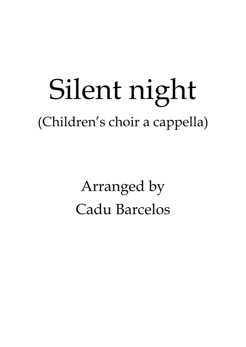 Silent night - Children's Choir image number null