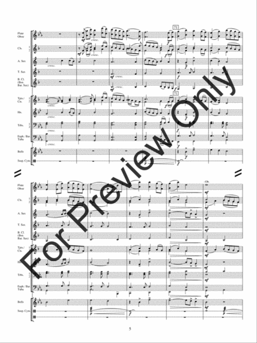 Rockbridge Festival Concert Band scores gallery preview page 8