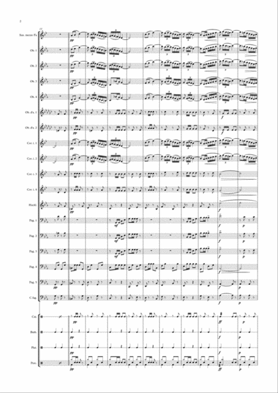 Gallito (pasodoble) for double reed band Woodwind Ensemble scores gallery preview page 2
