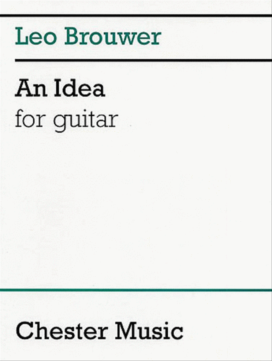 An Idea for Guitar Acoustic Guitar scores gallery preview page 1