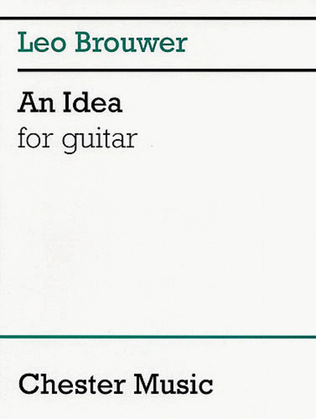 Book cover for An Idea for Guitar