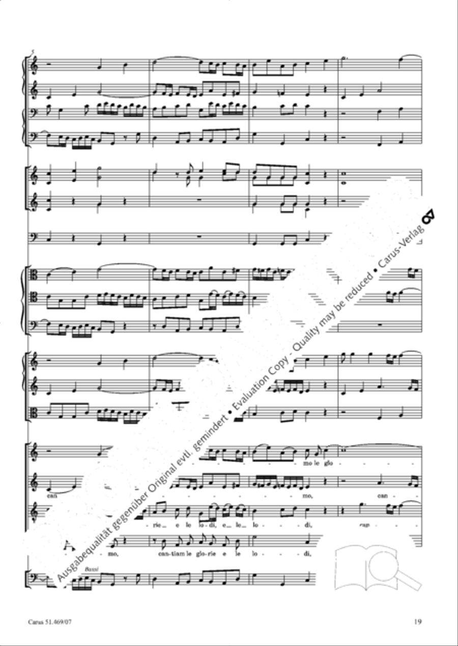 Davide penitente 4-Part scores gallery preview page 32