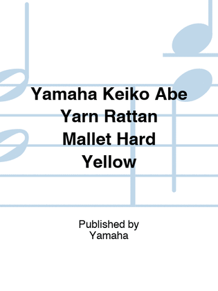 Yamaha Keiko Abe Yarn Rattan Mallet Hard Yellow