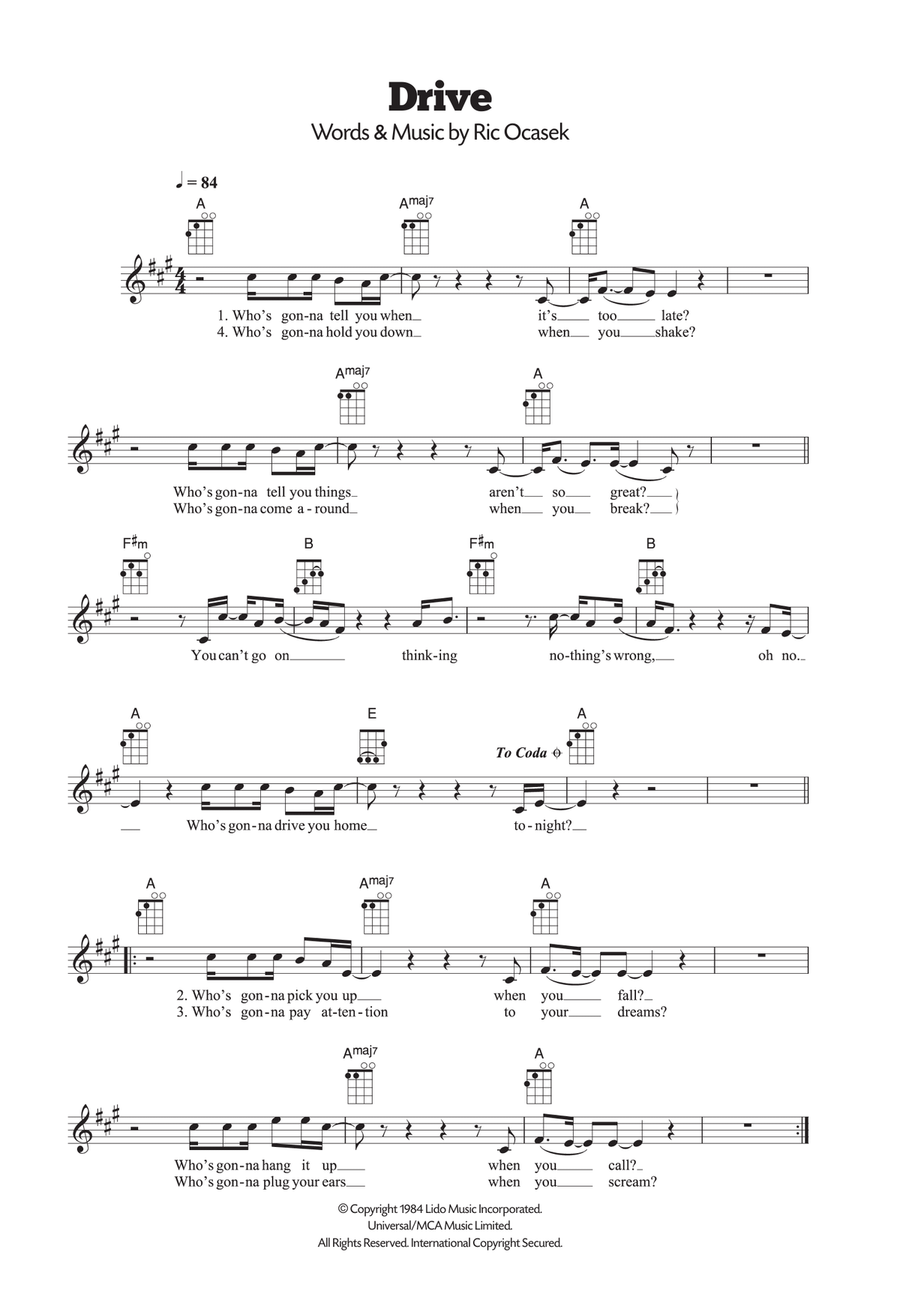 Drive Ukulele scores gallery preview page 1