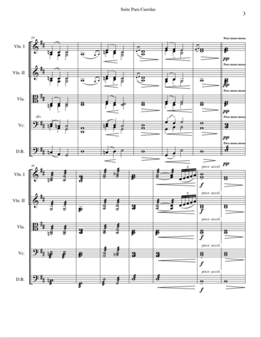 Suite for String Orchestra - Mov. I String Orchestra scores gallery preview page 3