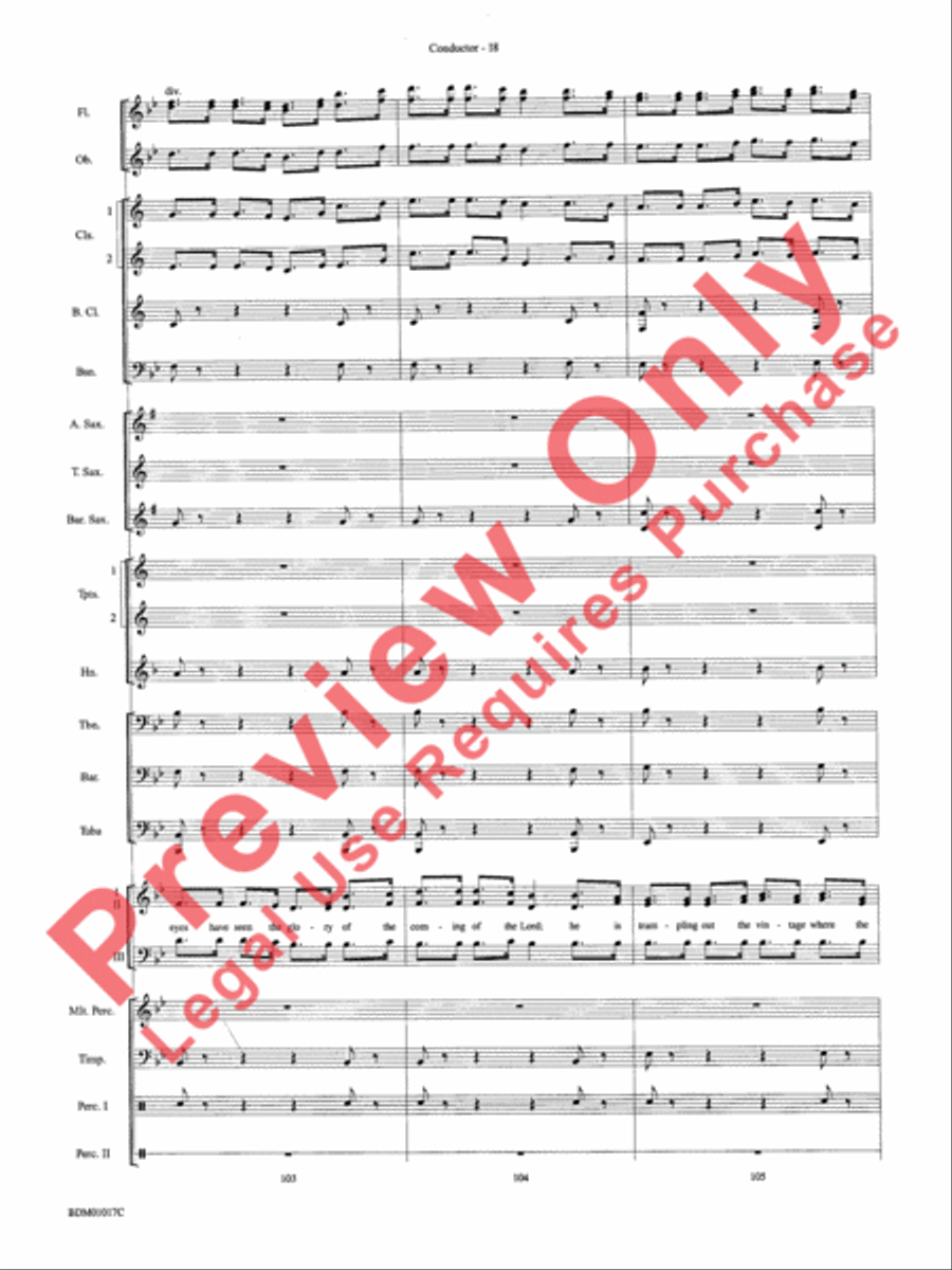 An American Celebration Concert Band scores gallery preview page 21